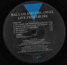 Balaam & The Angel: Live Free Or Die 12"