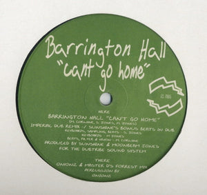 Barrington Hall: Can't Go Home 12"
