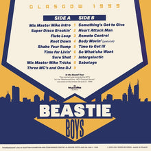 Beastie Boys: Glasgow 1999 12"