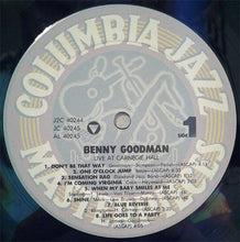 Benny Goodman: Live At Carnegie Hall 12"