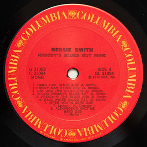 Bessie Smith: Nobody's Blues But Mine 12"