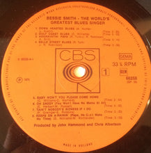 Bessie Smith: The World's Greatest Blues Singer 12"