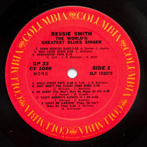 Bessie Smith: The World's Greatest Blues Singer 2x12"