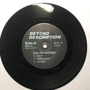 Beyond Description: Fine Day Nostalgia 7"