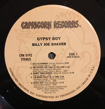 Billy Joe Shaver: Gypsy Boy 12"