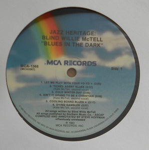 Blind Willie McTell: Blues In The Dark 12"
