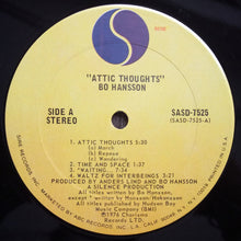 Bo Hansson: Attic Thoughts 12"