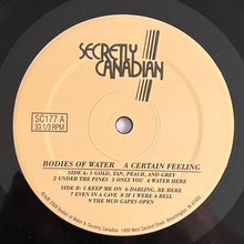Bodies Of Water: A Certain Feeling 12"