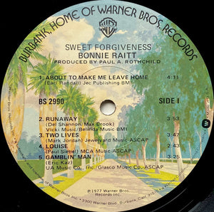 Bonnie Raitt: Sweet Forgiveness 12"
