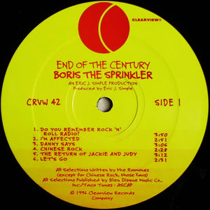 Boris The Sprinkler: End Of The Century 12"