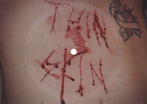 Born Wrong: Thin Skin postcard flexi