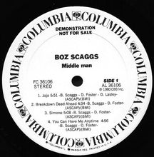 Boz Scaggs: Middle Man 12"