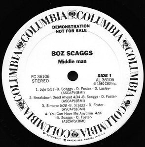 used Boz Scaggs: Middle Man 12