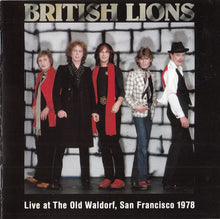 British Lions: Live At The Old Waldorf, San Francisco 1978 CD