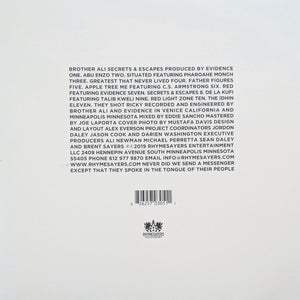 Brother Ali: Secrets & Escapes 12"
