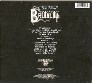 Brutality: Orchestrated Devastation - The Best Of Brutality CD