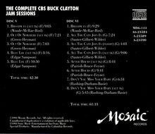 Buck Clayton: The Complete CBS Buck Clayton Jam Sessions