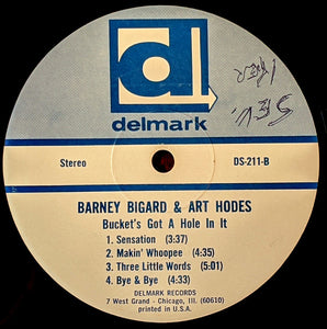 Barney Bigard / Art Hodes All Star Stompers: Bucket's Got A Hole In It 12"