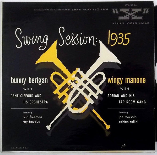 Bunny Berigan With Gene Gifford And His Orchestra / Wingy Manone With Adrian And His Tap Room Gang: Swing Session: 1935 10