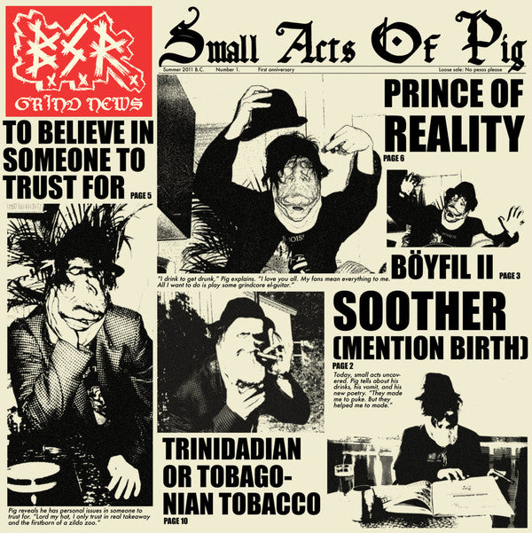 BxSxRx / Parlamentarisk Sodomi: Untitled / Small Acts Of Pig 12