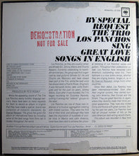 Trio Los Panchos: By Special Request Sing Great Love Songs In English 12"