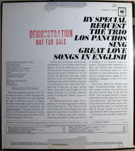 Trio Los Panchos: By Special Request Sing Great Love Songs In English 12"