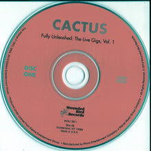 Cactus: Fully Unleashed: The Live Gigs, Vol. 1 2xCD