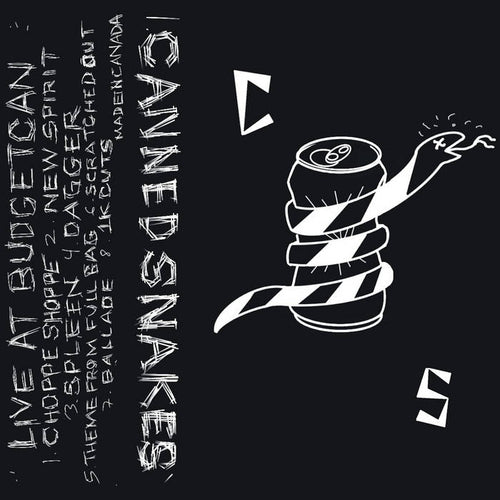 Canned Snakes: Live At Budgetcan cassette