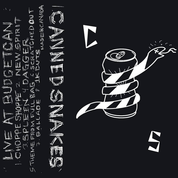 Canned Snakes: Live At Budgetcan cassette