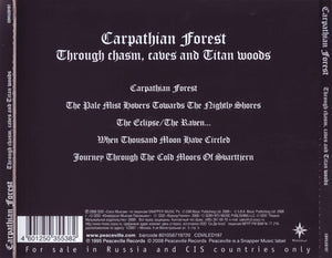 Carpathian Forest: Through Chasm, Caves And Titan Woods CD