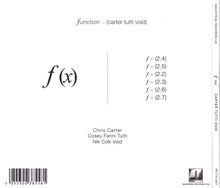 Carter Tutti Void: