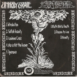 Catheter / Unholy Grave: Grindcore Split EP 7"