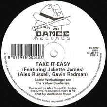 Cedric Winkleburger & The Yellow Blueberries: Take It Easy 12"