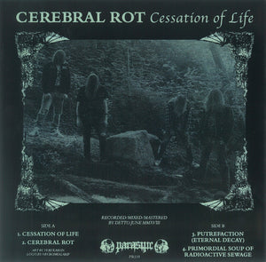 Cerebral Rot: Cessation Of Life 7"