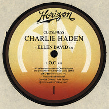 Charlie Haden: Closeness 12"
