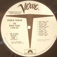 Charlie Parker: The Verve Years (1948-50) 12"