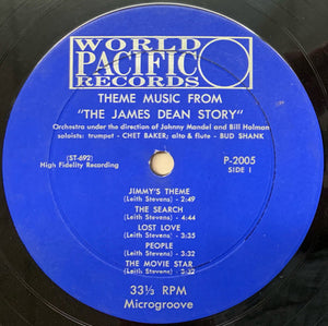 Chet Baker & Bud Shank: Theme Music From "The James Dean Story" 12"