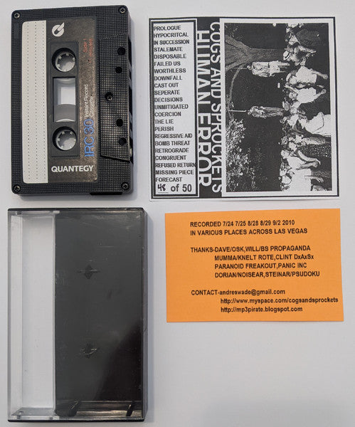 Cogs And Sprockets: Human Error cassette