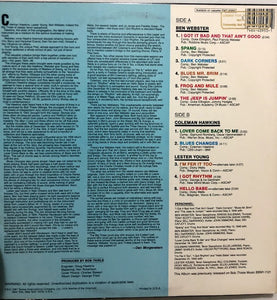 Coleman Hawkins, Lester Young, Ben Webster: The Big Three 12"