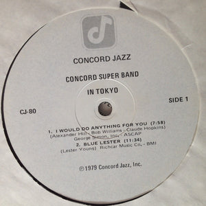 Concord Super Band: In Tokyo 2x12"