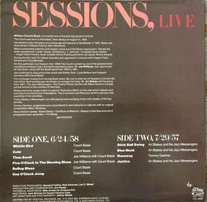 Count Basie, Joe Williams, Art Blakey: Sessions, Live 12"