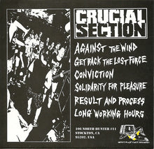 Crucial Section: Against The Wind EP 7"