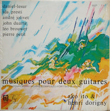 Daniel-Lesur, Ida Presti, André Jolivet, John Duarte, Léo Brouwer, Pierre Petit / Ako Ito & Henri Dorigny: Musiques Pour Deux Guitares 12"