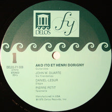 Daniel-Lesur, Ida Presti, André Jolivet, John Duarte, Léo Brouwer, Pierre Petit / Ako Ito & Henri Dorigny: Musiques Pour Deux Guitares 12"