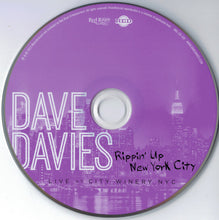 Dave Davies: Rippin' Up NYC - Live At City Winery NYC CD