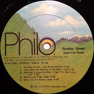 Dave Van Ronk: Sunday Street 12"