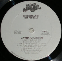 David Johansen: S/T 12"