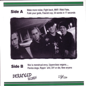 Demon System 13: For The Kids, Not The Business - Umeå Hardcore 1998 7"