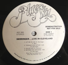 Derringer: Live In Cleveland 12"