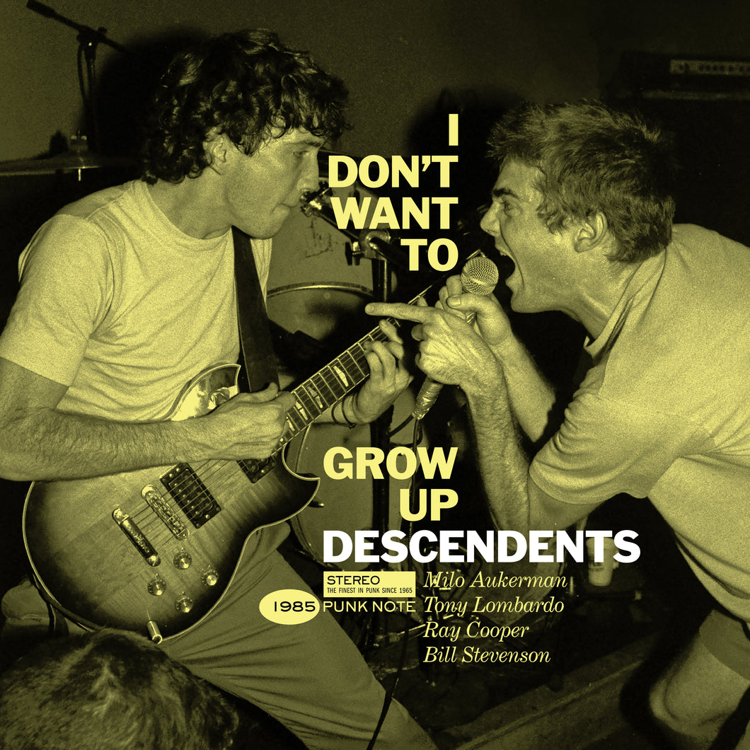 Descendents: I Don’t Want to Grow Up 12” (Punk Note Edition) (PRE-ORDER)